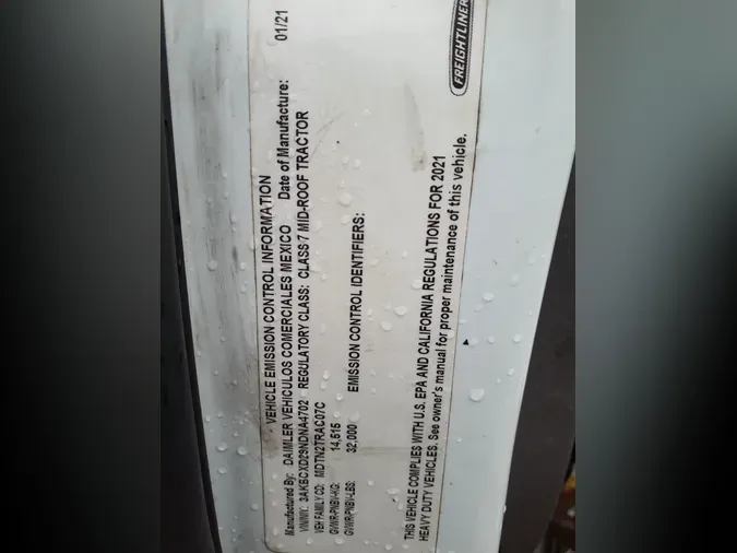 2022 FREIGHTLINER/MERCEDES M2 10620681f0c1b9d7beaa6cc253255543f6a