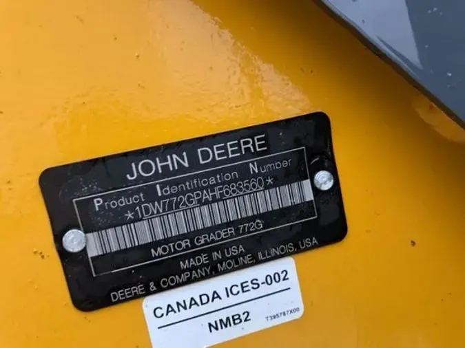 2018 John Deere 772G