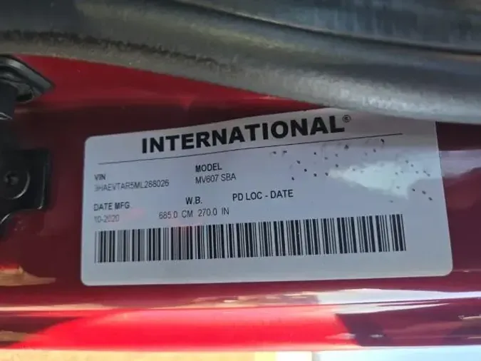 2021 International MV607