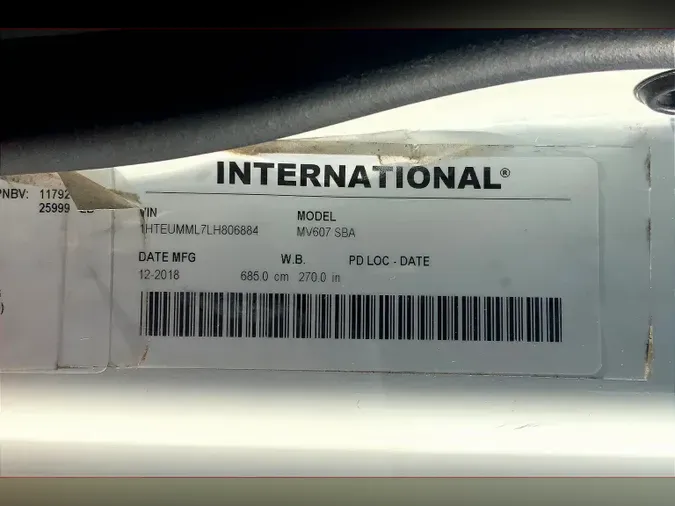 2020 INT MV607