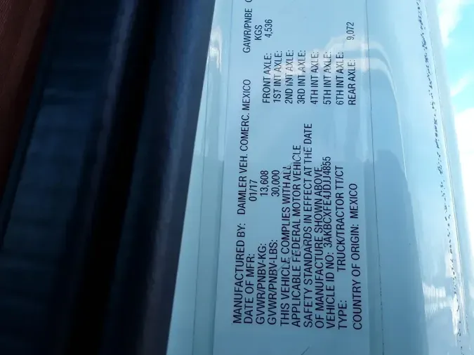 2018 FREIGHTLINER/MERCEDES M2 106234e23aa97ac56d6b8b29a8a7abe4840