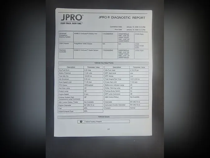 2018 FREIGHTLINER/MERCEDES CASCADIA 125