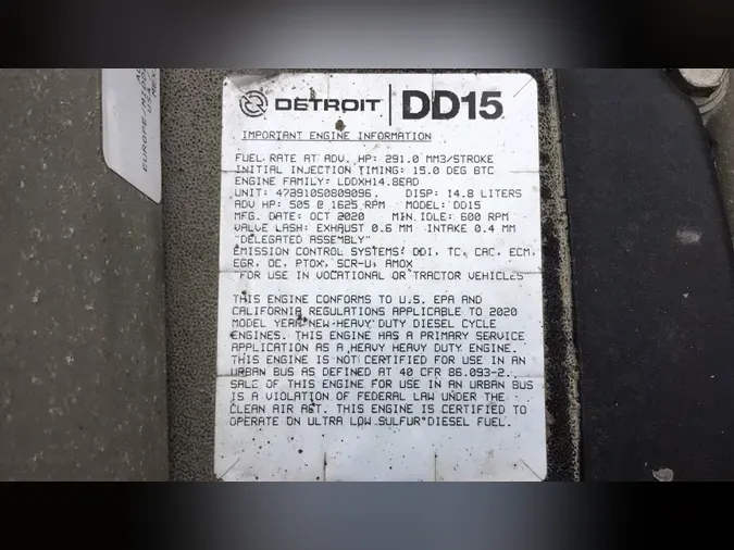 2021 Freightliner Cascadia 126