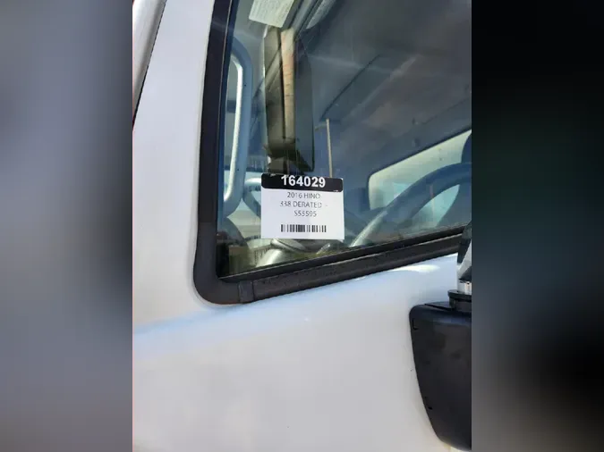 2016 HINO 338 Derated