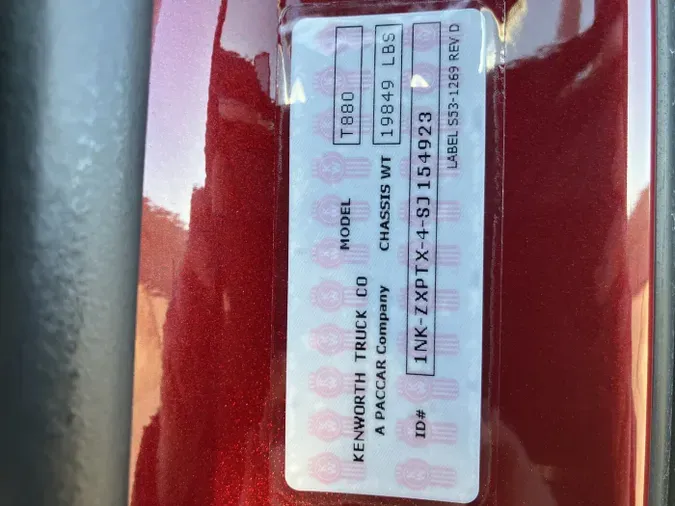 2025 Kenworth T880 Short Hood