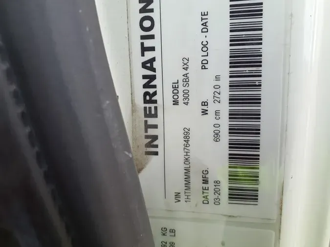 2019 NAVISTAR INTERNATIONAL 430026aaabb5beabef0247f2bf3d3bfba38f