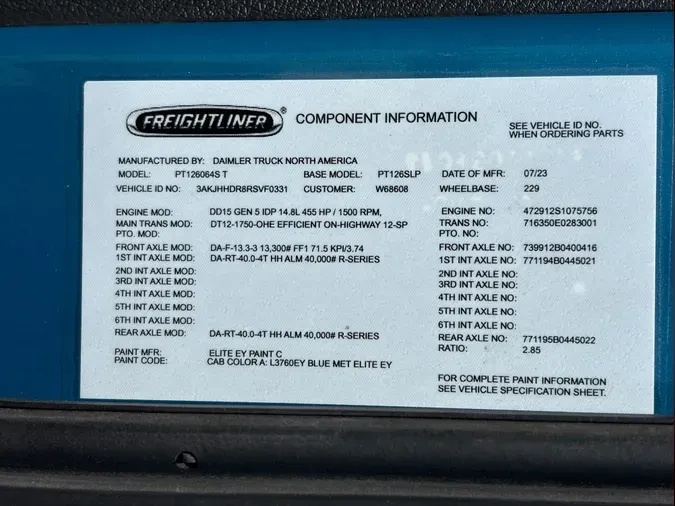 2024 Freightliner Cascadia 126