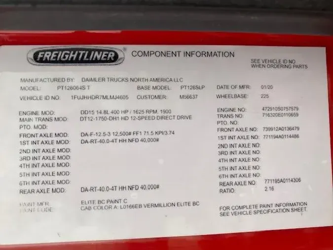 2021 Freightliner Cascadia