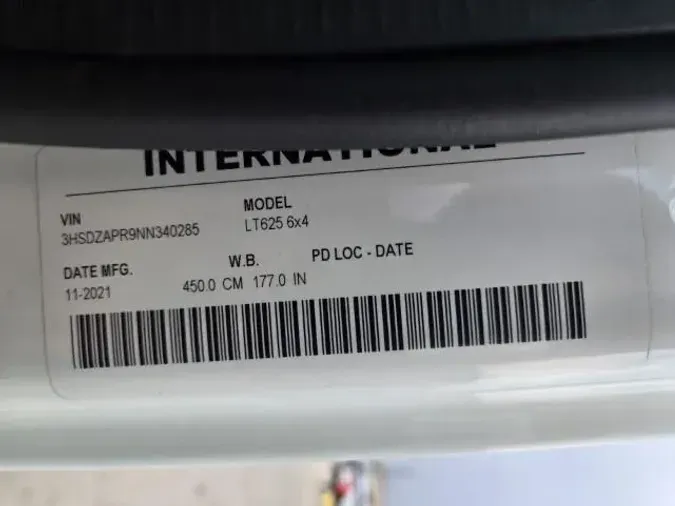 2022 International LT6252700939a1663dc1e6a7a096e84f8f115
