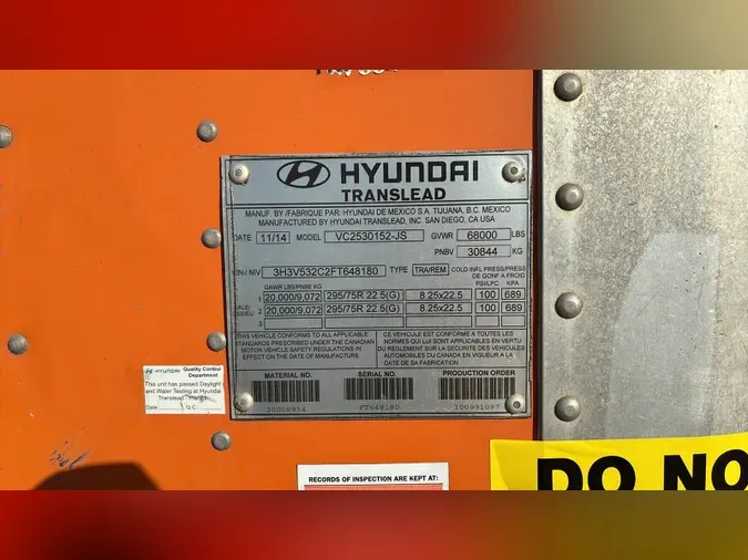 2015 Hyundai VC2530152-JS