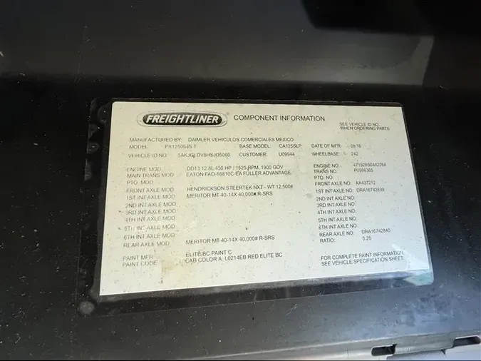 2017 FREIGHTLINER CASCADIA