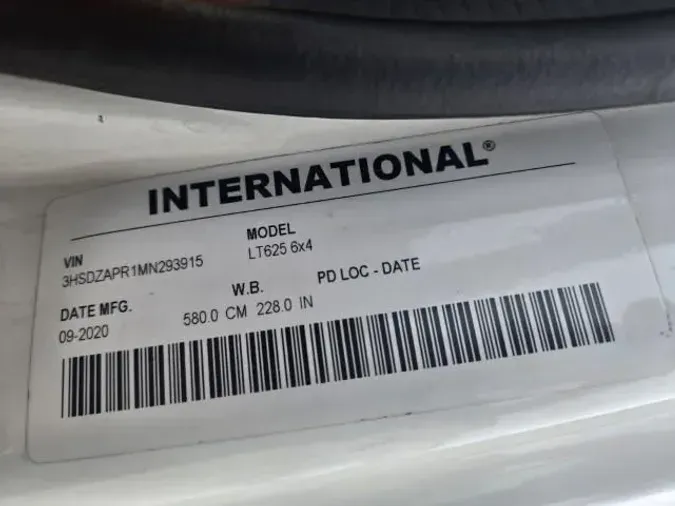 2021 International LT625