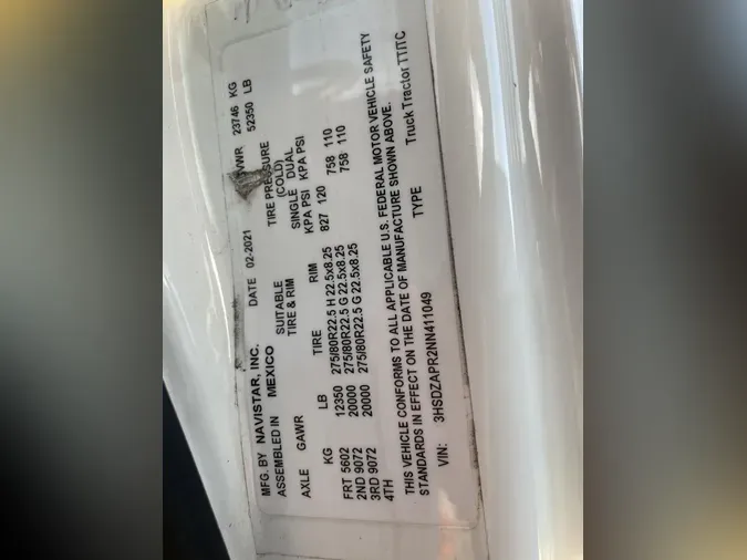 2022 International LT6252b05c1afd127c0de092f9cfe01461196