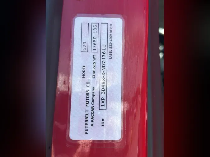 2022 Peterbilt 5792c8f68fa61cba5b083890d956cd852c3