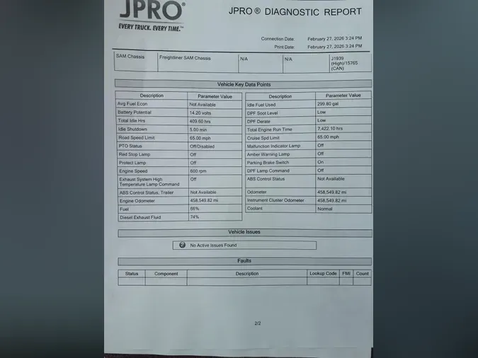 2017 FREIGHTLINER/MERCEDES CASCADIA 125