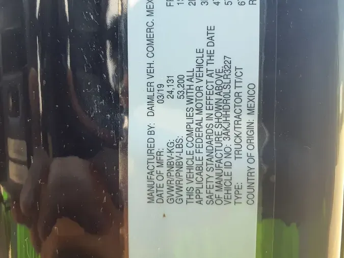 2020 FREIGHTLINER NEW CASCADIA PX12664