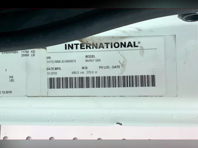 2020 INT MV607
