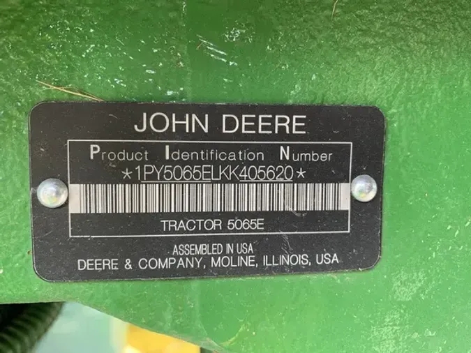 2019 John Deere 5065E