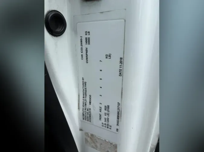 2019 International MV607