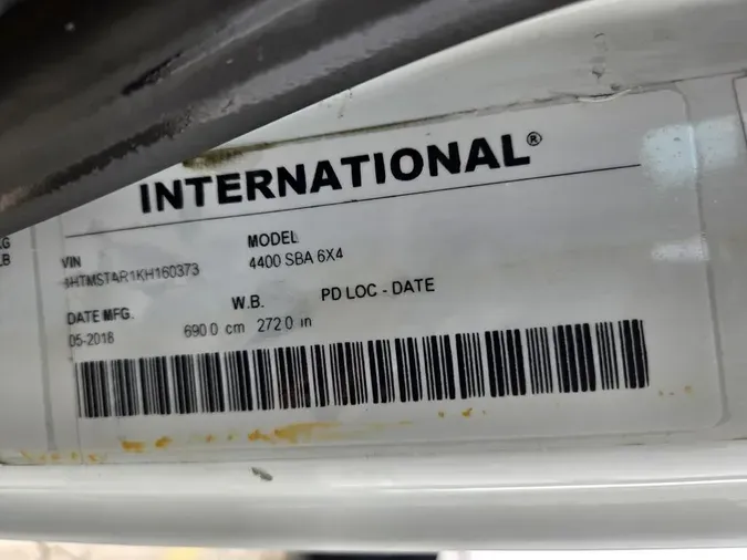 2019 International 4400