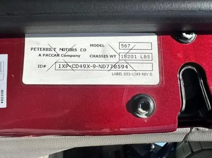 2022 Peterbilt 567