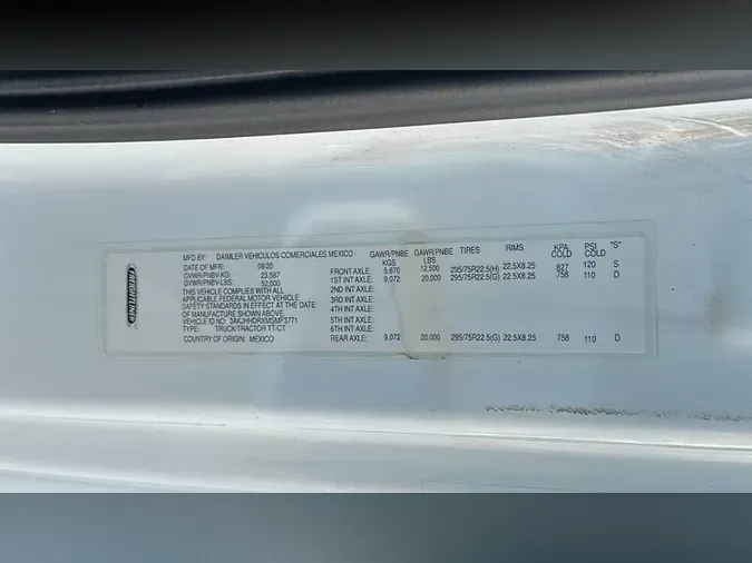 2021 Freightliner Cascadia 126