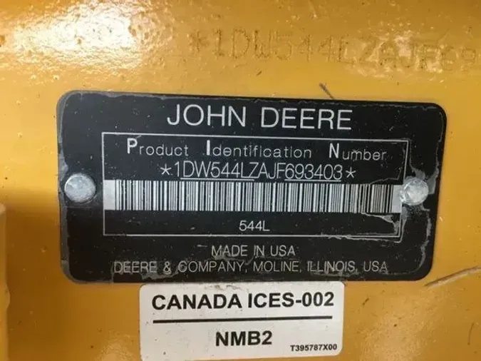2019 John Deere 544L