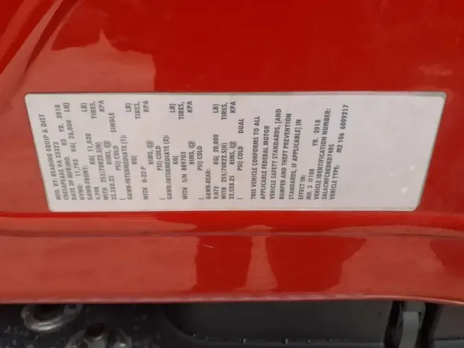 2019 FREIGHTLINER/MERCEDES M2 106