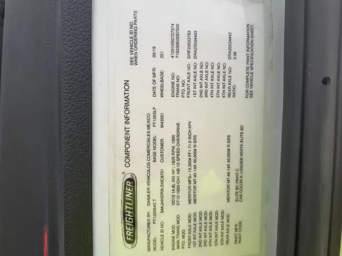 2020 FREIGHTLINER/MERCEDES NEW CASCADIA PX12664