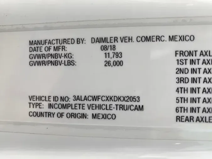 2019 Freightliner Business Class M2 106