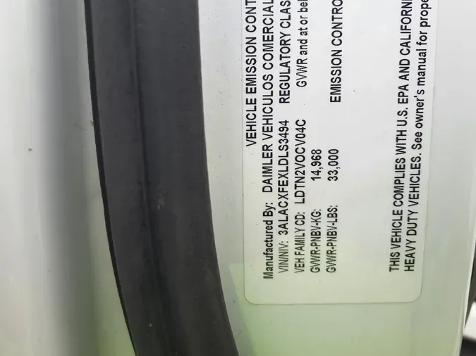 2020 FREIGHTLINER/MERCEDES M2 106