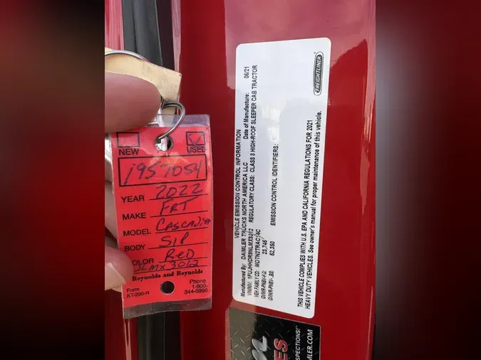 2022 Freightliner Cascadia