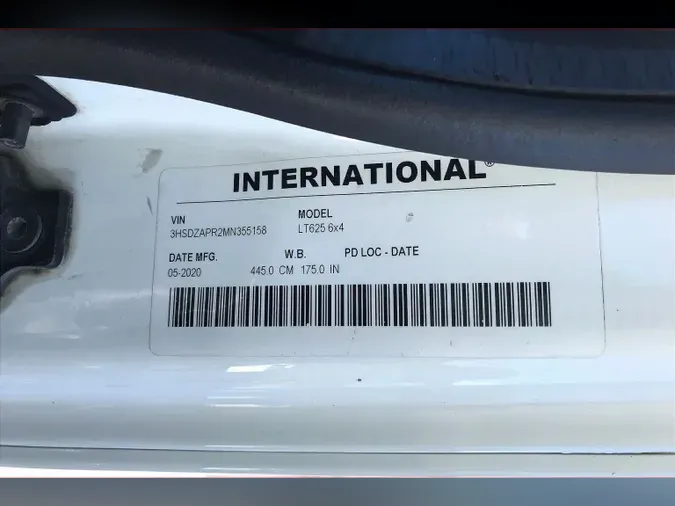 2021 INT LT625 6x4364d9153b1731344e0fede6a19697701