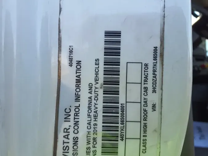 2019 NAVISTAR INTERNATIONAL LT625 DAYCAB T/A367b40447d1e1bd905688d41b8aea360