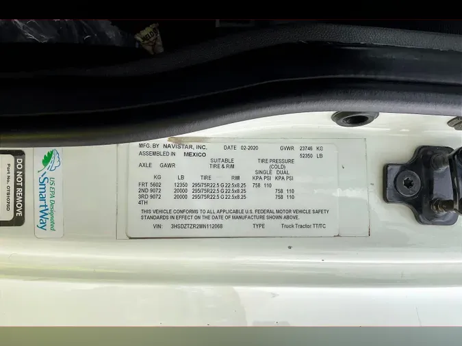 2021 INT LT625 6x4