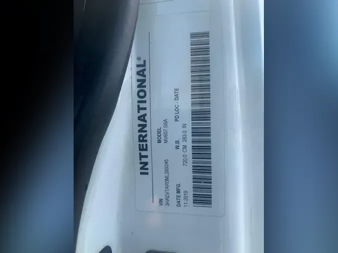 2021 International MV607