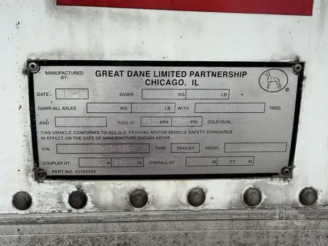 2014 GREAT DANE 