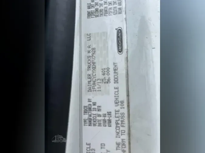 2014 FREIGHTLINER BUSINESS CLASS M2 106