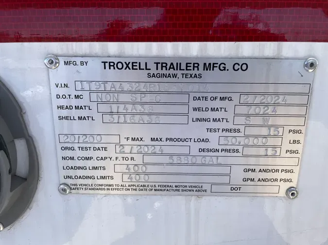 2024 TROXELL 140BBL