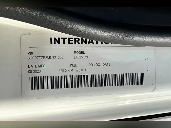 2021 INT LT625 6x4