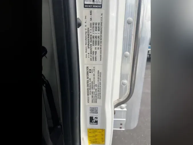 2019 Hino 268A