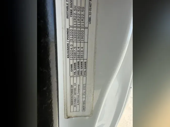 2022 Peterbilt 579