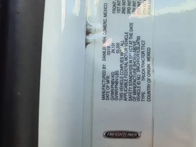 2020 FREIGHTLINER/MERCEDES NEW CASCADIA PX12664