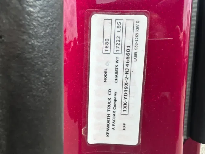 2022 Kenworth T680