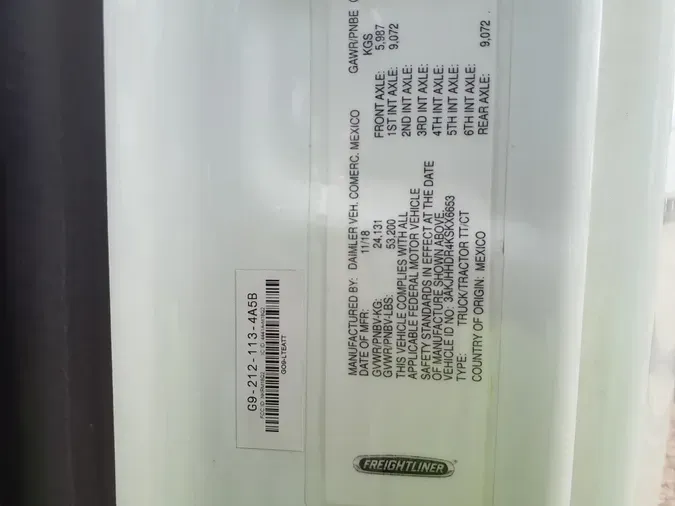 2019 FREIGHTLINER NEW CASCADIA PX12664