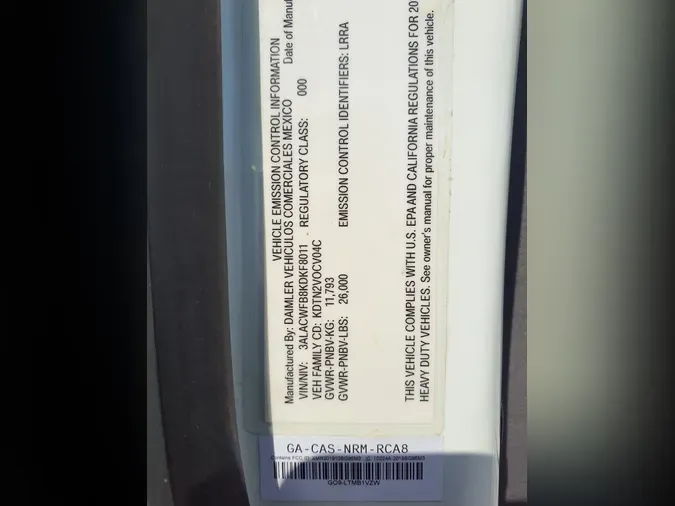 2019 FREIGHTLINER/MERCEDES M2 1063cbad21d246dcc43b713fa8dd1e57d6d