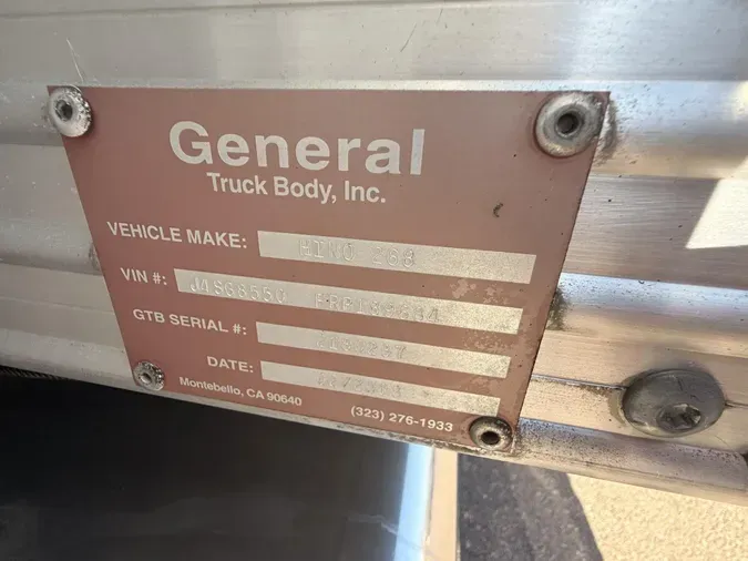 2018 Hino 268A