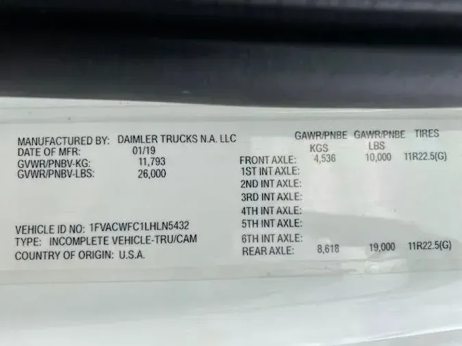 2020 Freightliner Business Class M2 106