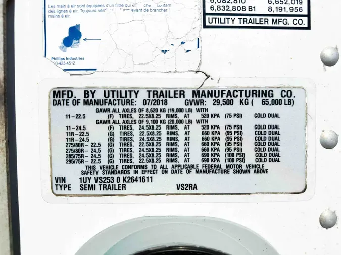 2019 UTILITY VS2RA
