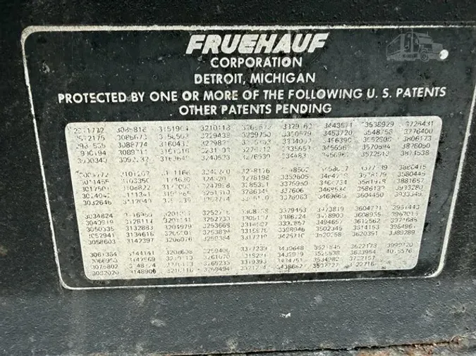 1981 FRUEHAUF 